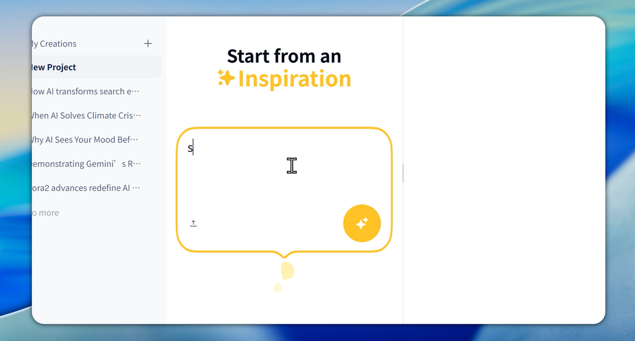 Brainstorm ideas naturally with humanizer AI, 10x faster